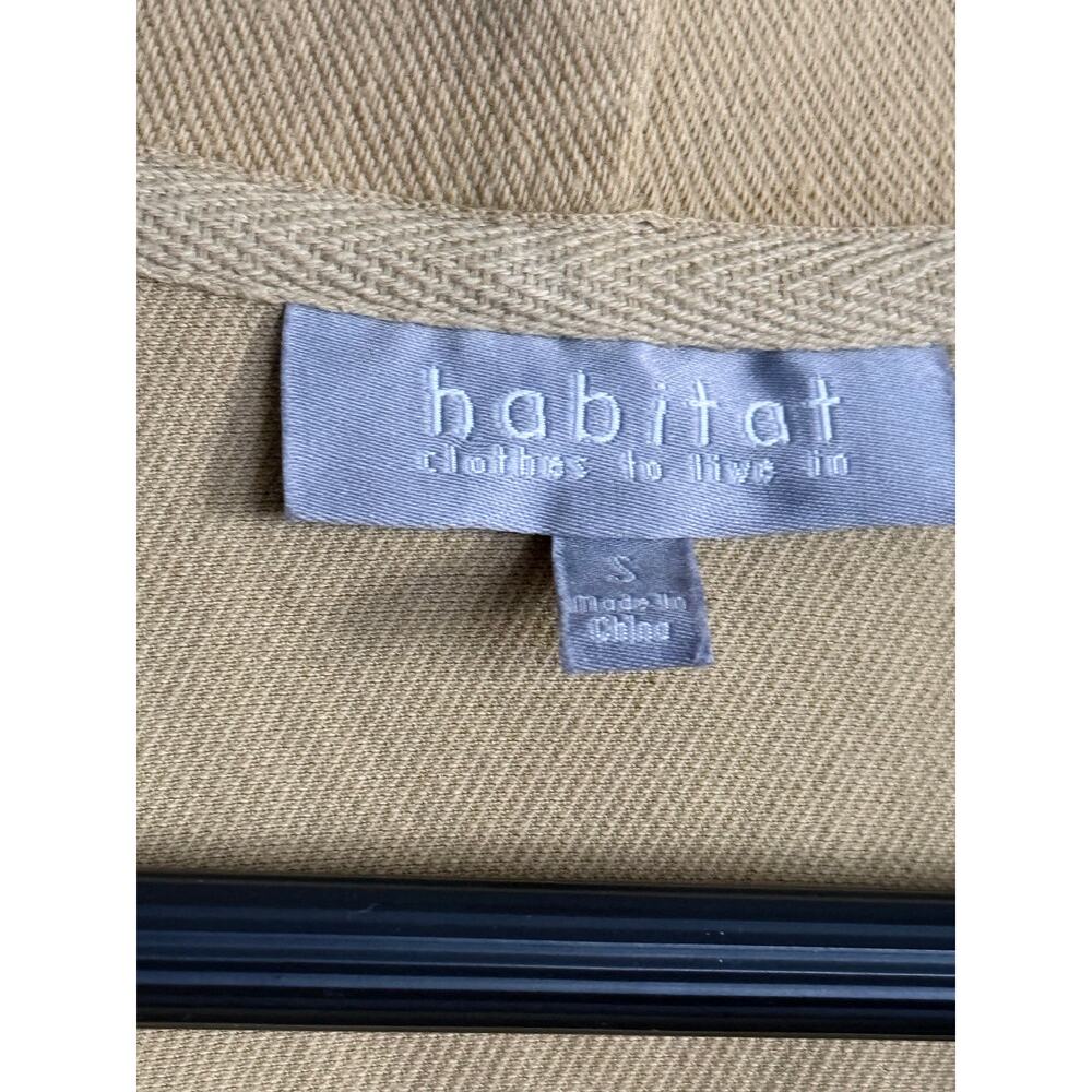 HABITAT Clothes to Live In mustard yellow cotton thick stretch cardigan jacket - Picture 6 of 8